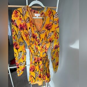 ALC Dress, Size 0, Long Sleeve, tie-waist